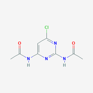 N-[2-(acetylamino)-6-chloropyrimidin-4-yl]acetamide