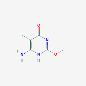 molecular formula C6H9N3O2 B189756 6-amino-2-methoxy-5-methylpyrimidin-4(3H)-one CAS No. 52386-30-8