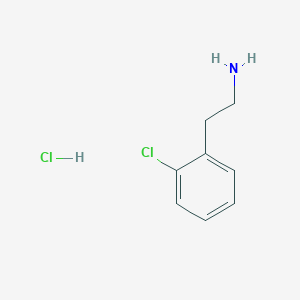 molecular formula C8H11Cl2N B189763 2-Chloro-phenethylamine; hydrochloride CAS No. 18970-81-5