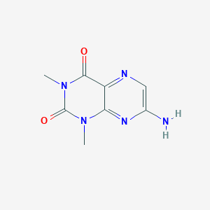 molecular formula C8H9N5O2 B189766 7-Amino-1,3-dimethyl-2,4(1H,3H)-pteridinedione CAS No. 7464-70-2