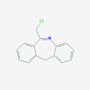molecular formula C15H12ClN B189767 6-(chloromethyl)-11H-dibenzo[b,e]azepine CAS No. 21535-44-4
