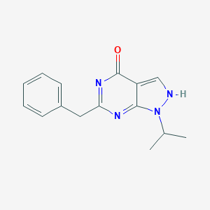 molecular formula C15H16N4O B189768 6-Benzyl-1-(propan-2-yl)-1,2-dihydro-4h-pyrazolo[3,4-d]pyrimidin-4-one CAS No. 5494-84-8