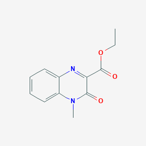 molecular formula C12H12N2O3 B189769 Ethyl 4-methyl-3-oxoquinoxaline-2-carboxylate CAS No. 2311-82-2