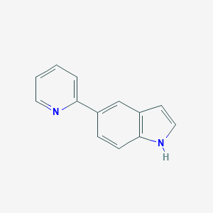 molecular formula C13H10N2 B189781 5-(Pyridin-2-yl)-1H-indole CAS No. 117908-10-8