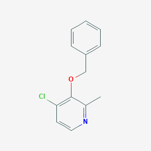 molecular formula C13H12ClNO B189783 3-(Benzyloxy)-4-chloro-2-methylpyridine CAS No. 124736-64-7