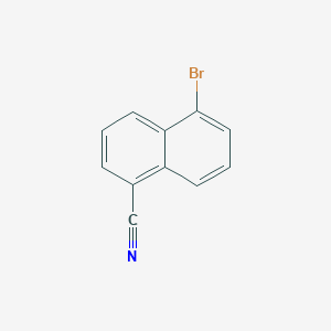 molecular formula C11H6BrN B189789 5-溴萘-1-碳腈 CAS No. 129278-20-2