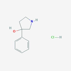 molecular formula C10H14ClNO B189791 3-Phenyl-3-pyrrolidinol hydrochloride CAS No. 1488-02-4