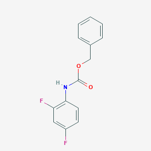 molecular formula C14H11F2NO2 B189795 Benzyl (2,4-difluorophenyl)carbamate CAS No. 112434-18-1