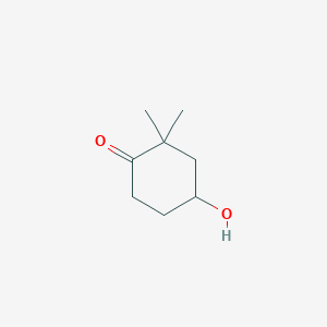 molecular formula C8H14O2 B189806 4-Hydroxy-2,2-dimethylcyclohexanone CAS No. 123214-39-1