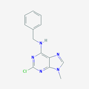 molecular formula C13H12ClN5 B189827 N-Benzyl-2-Chloro-9-Methyl-9H-Purin-6-Amine CAS No. 101622-53-1
