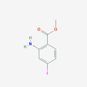 molecular formula C8H8INO2 B189830 Methyl 2-amino-4-iodobenzoate CAS No. 144550-76-5