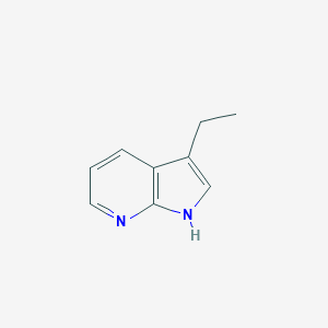 molecular formula C9H10N2 B189836 3-Ethyl-1H-pyrrolo[2,3-b]pyridine CAS No. 10299-74-8
