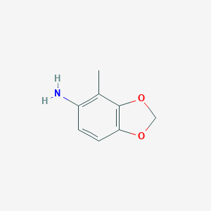 molecular formula C8H9NO2 B189837 4-Methyl-1,3-benzodioxol-5-amine CAS No. 196091-24-4