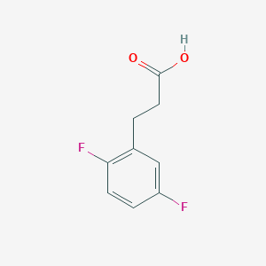 molecular formula C9H8F2O2 B189838 3-(2,5-Difluorophenyl)propanoic acid CAS No. 130408-15-0