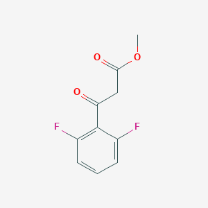 molecular formula C10H8F2O3 B189839 Methyl 3-(2,6-Difluorophenyl)-3-oxopropionate CAS No. 106816-08-4