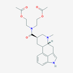 molecular formula C24H31N3O5 B018984 N,N-Diacetoxyethyl 9,10-dihydrolysergic acid amide CAS No. 109002-91-7
