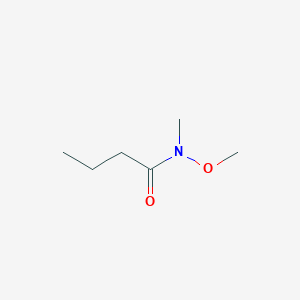 molecular formula C6H13NO2 B189849 N-Methoxy-N-methylbutanamide CAS No. 109480-78-6