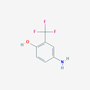 molecular formula C7H6F3NO B189850 4-Amino-2-(trifluoromethyl)phenol CAS No. 1535-76-8