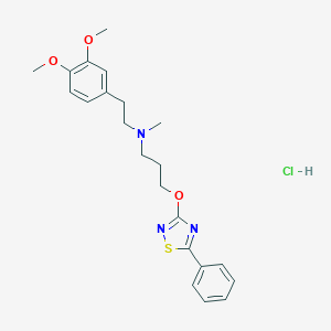 molecular formula C22H28ClN3O3S B189855 KC 12291 Hydrochloride CAS No. 181936-98-1