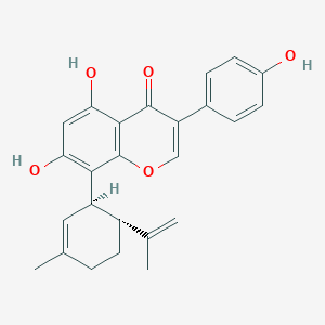 molecular formula C25H24O5 B189862 无花果素 A CAS No. 173429-83-9