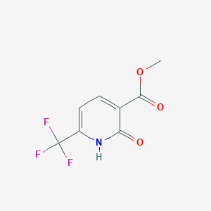 molecular formula C8H6F3NO3 B189864 Methyl 2-oxo-6-(trifluoromethyl)-1,2-dihydropyridine-3-carboxylate CAS No. 144740-55-6