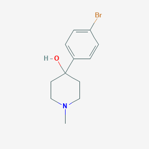 molecular formula C12H16BrNO B189865 4-(4-Bromophenyl)-1-methylpiperidin-4-ol CAS No. 139474-25-2