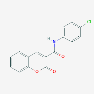 molecular formula C16H10ClNO3 B189871 N-(4-chlorophenyl)-2-oxo-2H-chromene-3-carboxamide CAS No. 1847-02-5