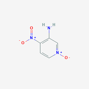molecular formula C5H5N3O3 B189874 3-氨基-4-硝基吡啶 1-氧化物 CAS No. 19349-78-1