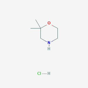 molecular formula C6H14ClNO B189878 2,2-Dimethylmorpholine hydrochloride CAS No. 167946-94-3