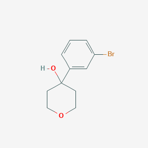 molecular formula C11H13BrO2 B189880 4-(3-Bromophenyl)-tetrahydro-2H-pyran-4-OL CAS No. 135048-94-1