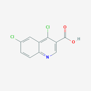 molecular formula C10H5Cl2NO2 B189895 4,6-Dichloroquinoline-3-carboxylic acid CAS No. 179024-68-1