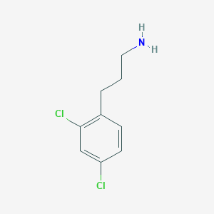 molecular formula C9H11Cl2N B189898 3-(2,4-Dichlorophenyl)propan-1-amine CAS No. 147498-88-2
