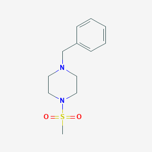 molecular formula C12H18N2O2S B189902 1-Benzyl-4-methanesulfonyl-piperazine CAS No. 118546-61-5