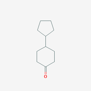 molecular formula C11H18O B189906 4-Cyclopentylcyclohexanone CAS No. 104116-10-1