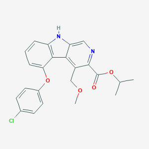molecular formula C23H21ClN2O4 B018991 Gedocarnil CAS No. 109623-97-4