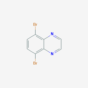molecular formula C8H4Br2N2 B189913 5,8-二溴喹喔啉 CAS No. 148231-12-3
