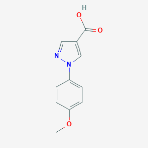 molecular formula C11H10N2O3 B189917 1-(4-甲氧基苯基)-1H-吡唑-4-羧酸 CAS No. 138907-79-6