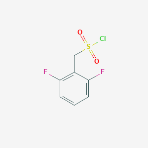 molecular formula C7H5ClF2O2S B189921 (2,6-difluorophenyl)methanesulfonyl Chloride CAS No. 179524-60-8