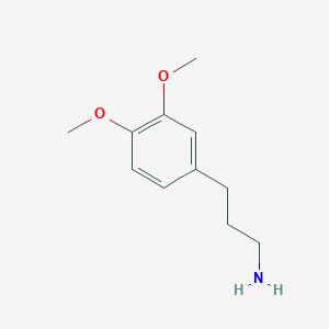 B189928 3-(3,4-Dimethoxyphenyl)propan-1-amine CAS No. 14773-42-3