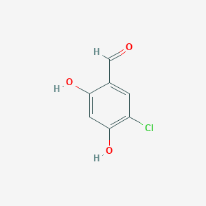 B189936 5-Chloro-2,4-dihydroxybenzaldehyde CAS No. 131088-02-3
