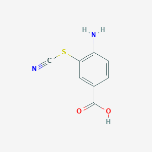 B189939 4-Amino-3-thiocyanatobenzoic acid CAS No. 18330-64-8