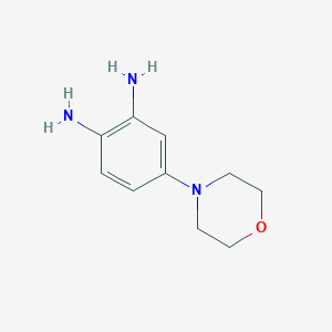 molecular formula C10H15N3O B189940 4-吗啉苯-1,2-二胺 CAS No. 119421-28-2