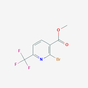 molecular formula C8H5BrF3NO2 B189945 Methyl 2-bromo-6-(trifluoromethyl)nicotinate CAS No. 144740-56-7