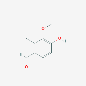 molecular formula C9H10O3 B189948 4-Hydroxy-3-methoxy-2-methylbenzaldehyde CAS No. 18102-32-4