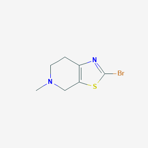 molecular formula C7H9BrN2S B189953 2-Bromo-5-methyl-4,5,6,7-tetrahydrothiazolo[5,4-c]pyridine CAS No. 143150-92-9