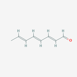 molecular formula C8H10O B018996 octa-2,4,6-trienal CAS No. 16326-86-6