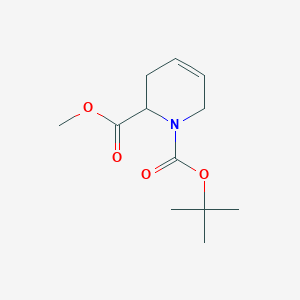 molecular formula C12H19NO4 B189963 1-Tert-butyl 2-methyl 2,3-dihydropyridine-1,2(6H)-dicarboxylate CAS No. 164298-41-3