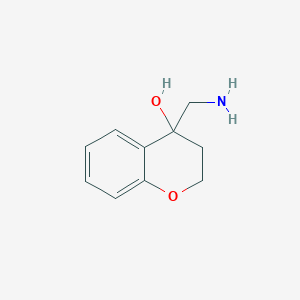 molecular formula C10H13NO2 B189978 4-(Aminomethyl)chroman-4-ol CAS No. 146471-52-5