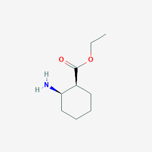 molecular formula C9H17NO2 B189983 ethyl (1S,2R)-2-aminocyclohexane-1-carboxylate CAS No. 179601-38-8