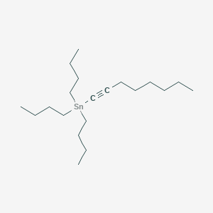 molecular formula C20H40Sn B189987 Stannane, tributyl-1-octynyl- CAS No. 113794-23-3